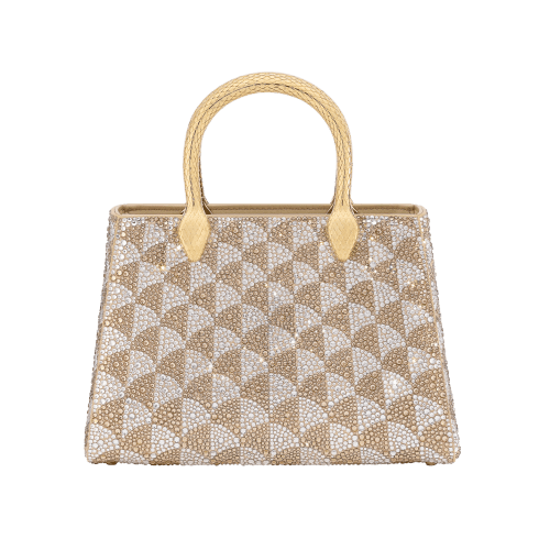 Gold Crystals Serpentine Duo Top Handle 295105 | Bvlgari