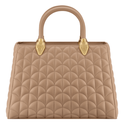 Beige Calf leather Serpentine Day Duo Top Handle 295090 | Bvlgari