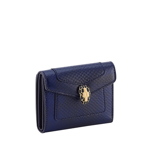 Serpenti Forever Trifold Wallet Karung Leather 295063 | Wallets