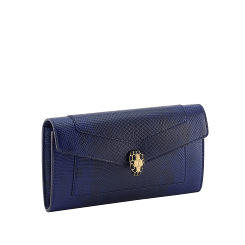 BVLGARI 財布 Serpenti Forever Large Wallet Karung Leather 295062 | Wallets