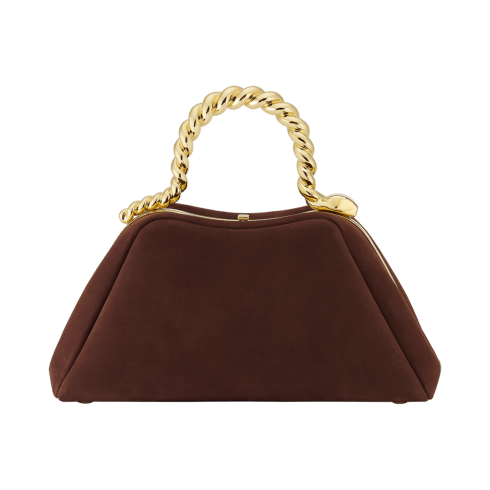 Serpentine Top Handle Nabuk 295378 | Bags | Bvlgari Official Store