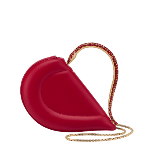 Red Calf leather Serpenti Cuore 1968 Top Handle 295267 | Bvlgari