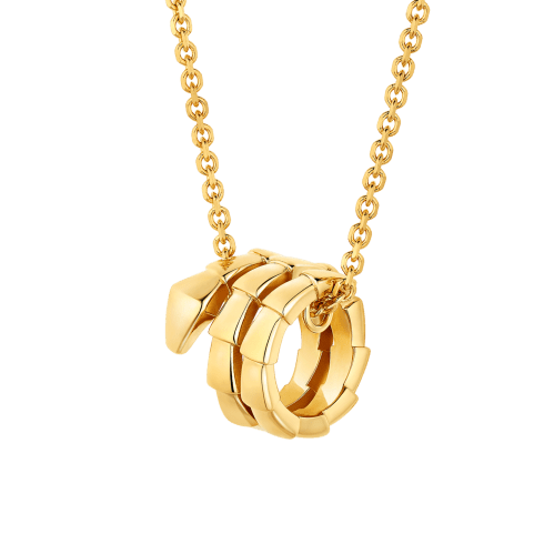 BVLGARI イエローゴールドリングネックレス セルペンティ ヴァイパー ネックレス Yellow Gold 362421 | ネックレス