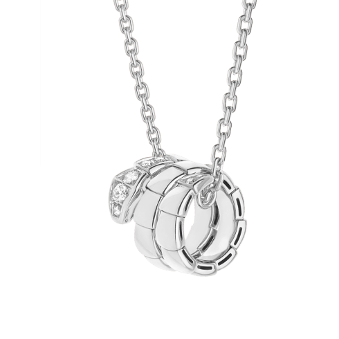 Serpenti Viper Necklace White Gold 362190 | Necklaces | Bvlgari