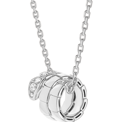 Serpenti Viper Necklace White Gold 362190 | Necklaces | Bvlgari