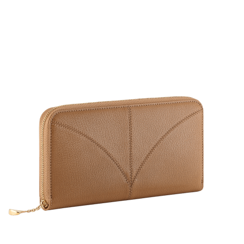 【本日限定値下げ】BVLGARI ディーヴァ ドリーム 二つ折り カードホルダー ディーヴァ ドリーム ラージウォレット Goat Leather 295066