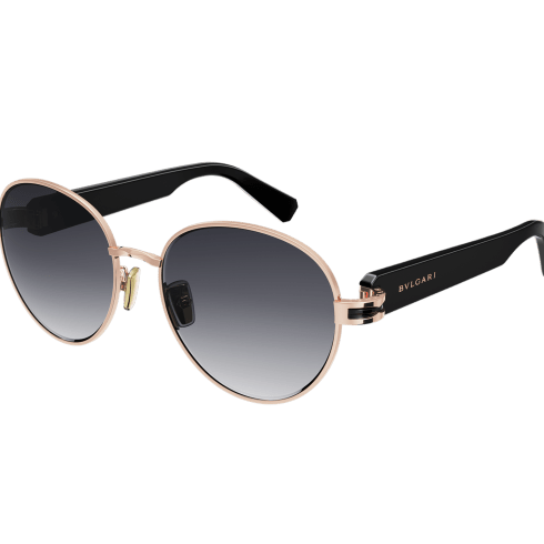 Round Black B.zero1 Sunglasses 904421 | Bvlgari