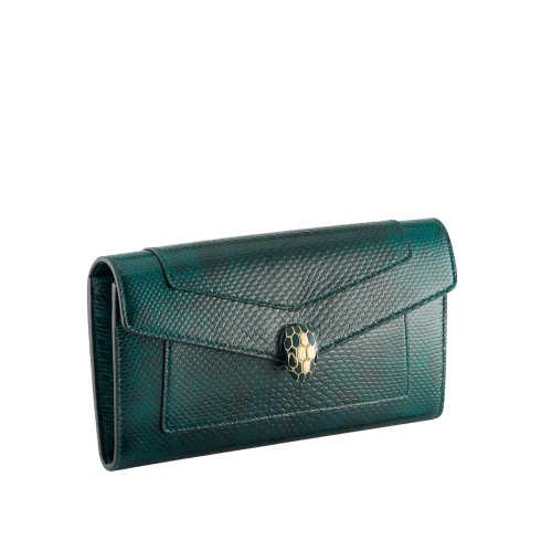 セルペンティ フォーエバー ラージウォレット Karung Leather 295595