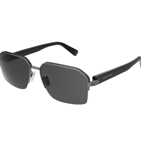 Rectangular Black Octo Sunglasses 904405 | Bvlgari