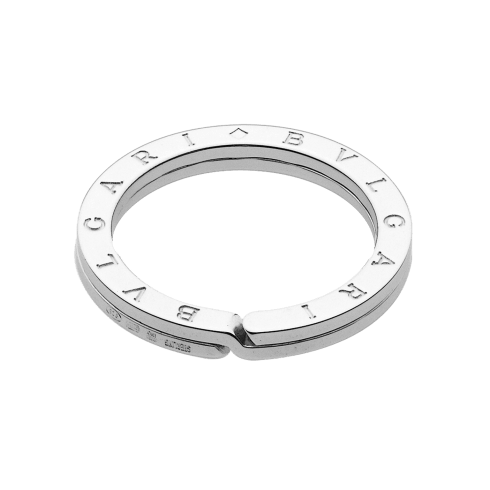 Silver Silver Bvlgari Bvlgari Keyring 34886 | Bvlgari