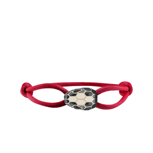 Red Fabric Serpenti Forever Bracelet 287823 | Bvlgari