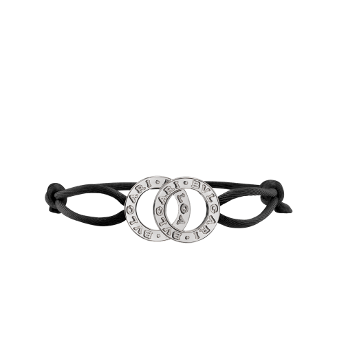 Black Fabric Bvlgari Bvlgari Bracelet 287635 | Bvlgari