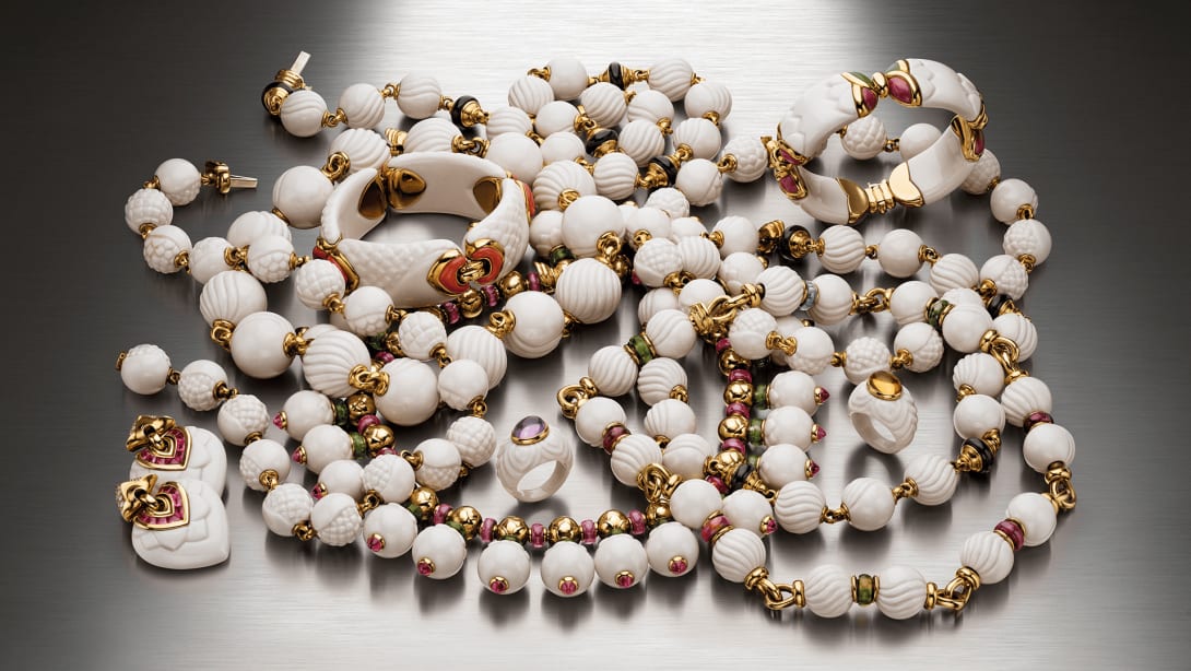 Materials image from Bulgari heritage collection