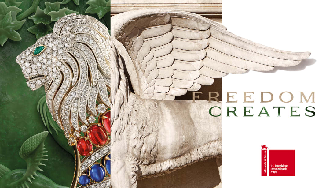 Image symbolising Bvlgari’s exclusive partnership with Biennale Arte 2026.