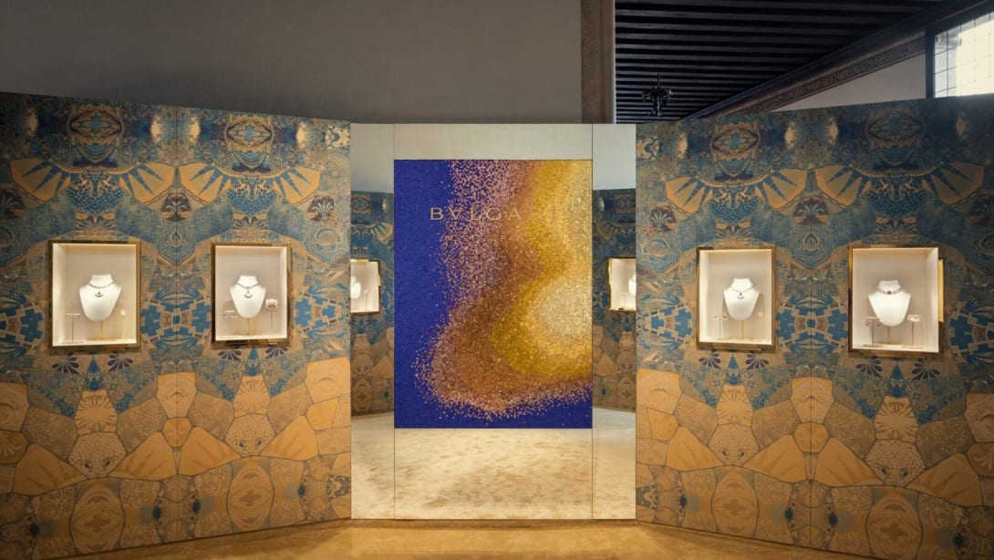 Showroom di un evento di Alta gioielleria