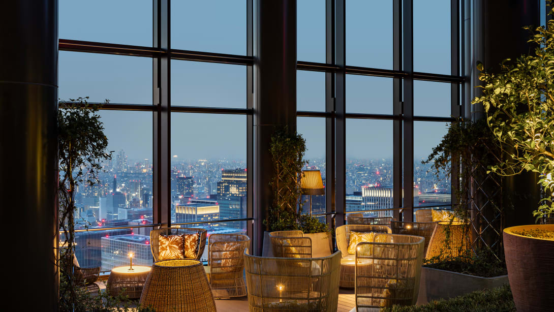 Bvlgari Hotel Tokyo Bar Terrance.