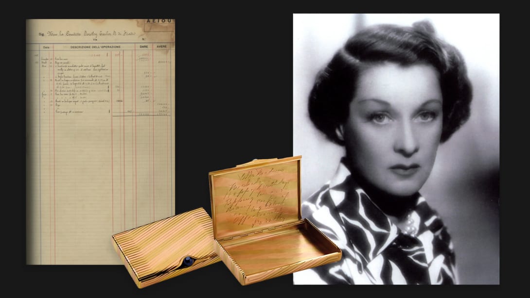 Image from the year 1930 of the Bulgari history.