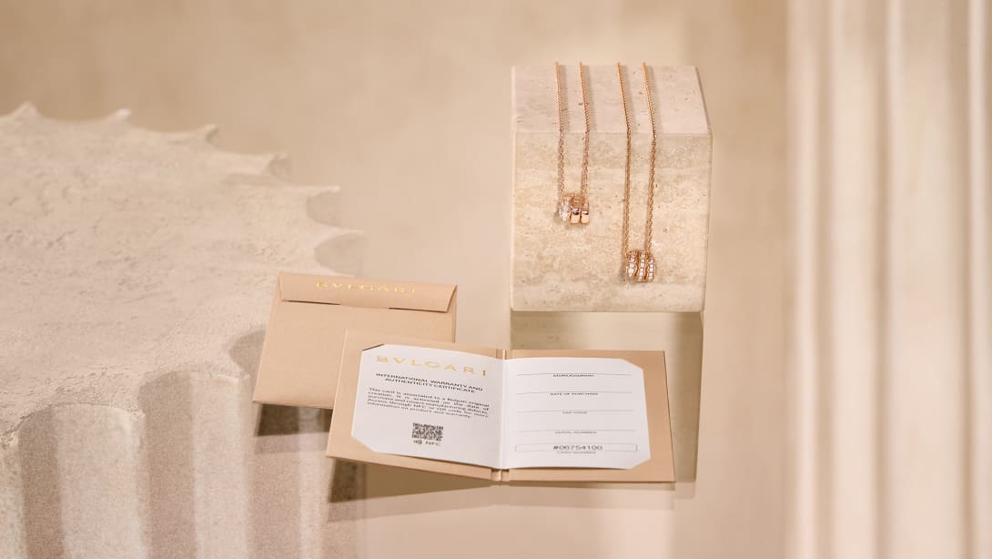 Creative image for jewellery digital warranties.