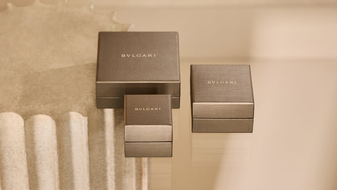 Creative image of Bulgari gift box