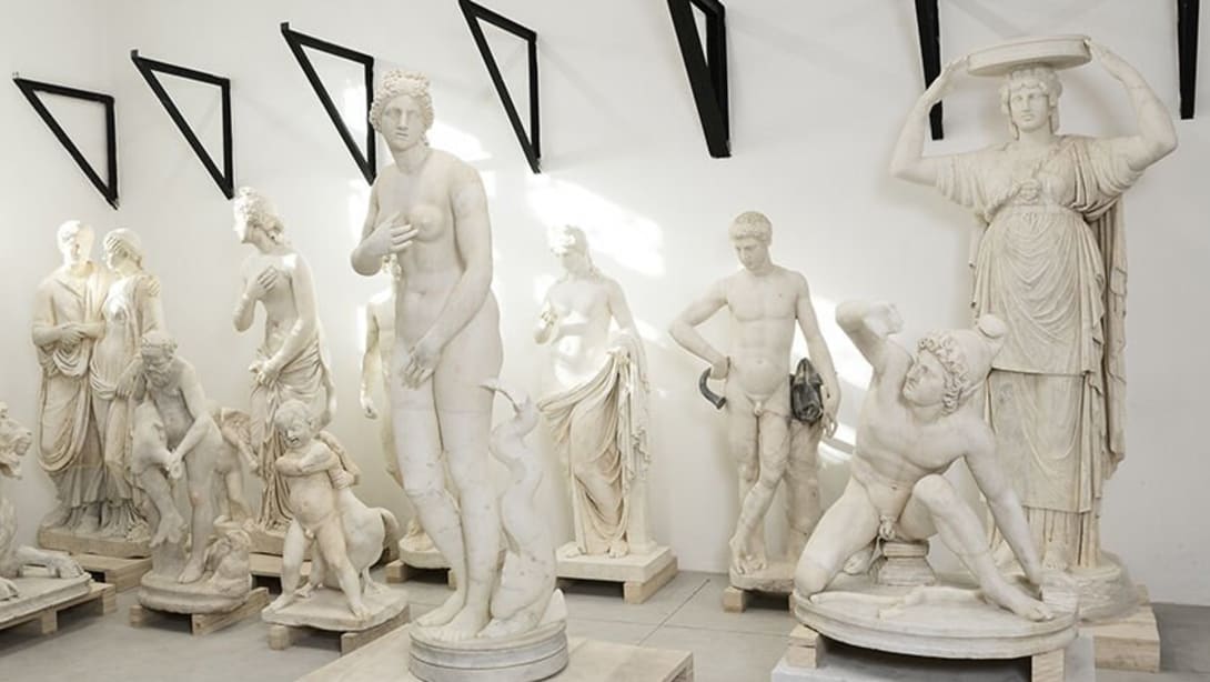 Ancient Roman statues of the Torlonia Collection