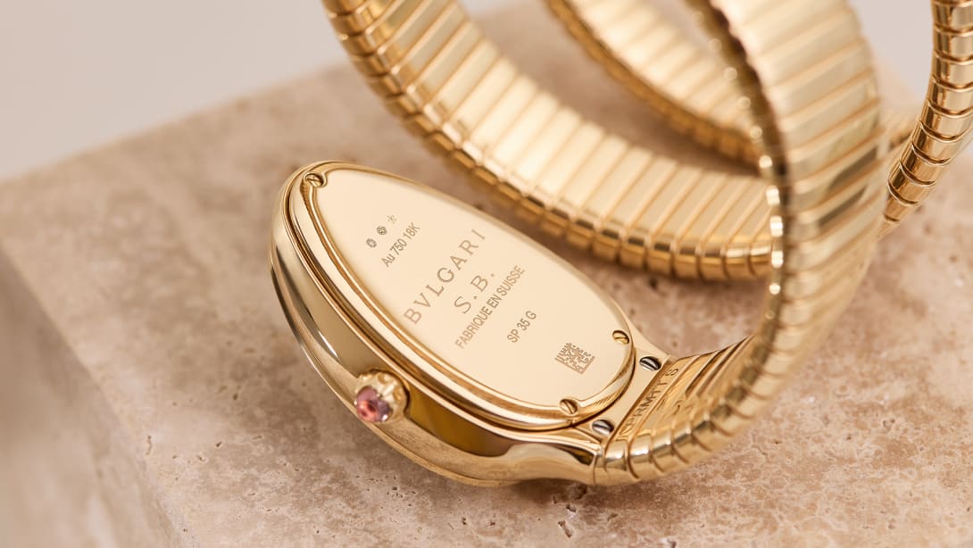 serpenti seduttori watch with engraving service