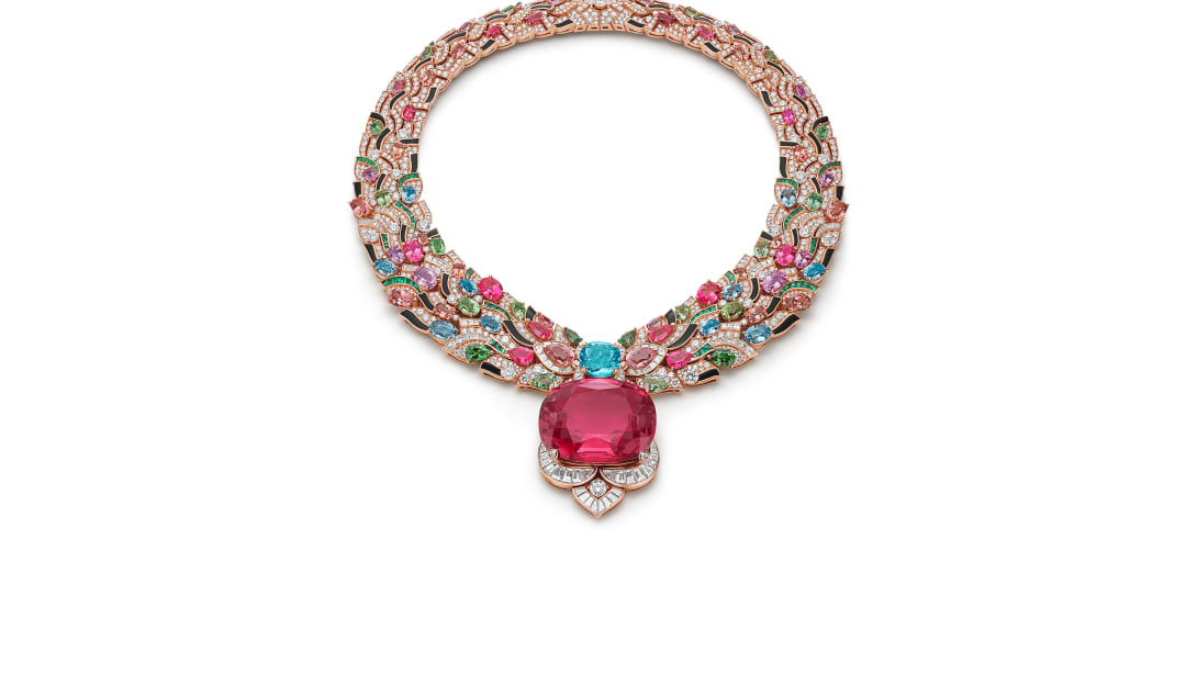Celestial Mosaic Necklace, Polychroma High Jewellery Collection.