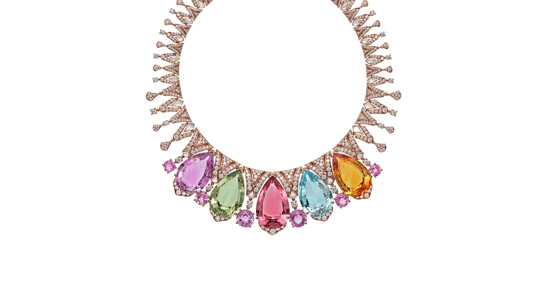 Chromatic Glory Necklace, Polychroma High Jewellery Collection.