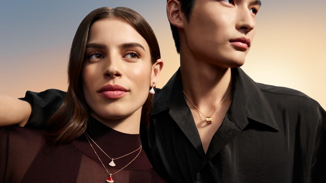 Two Model wearing Magnificent Icons creations.