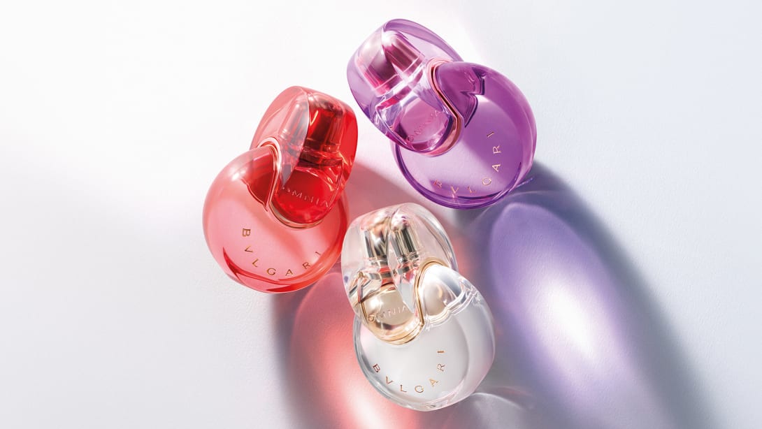 Omnia fragrances collection, creative shot.