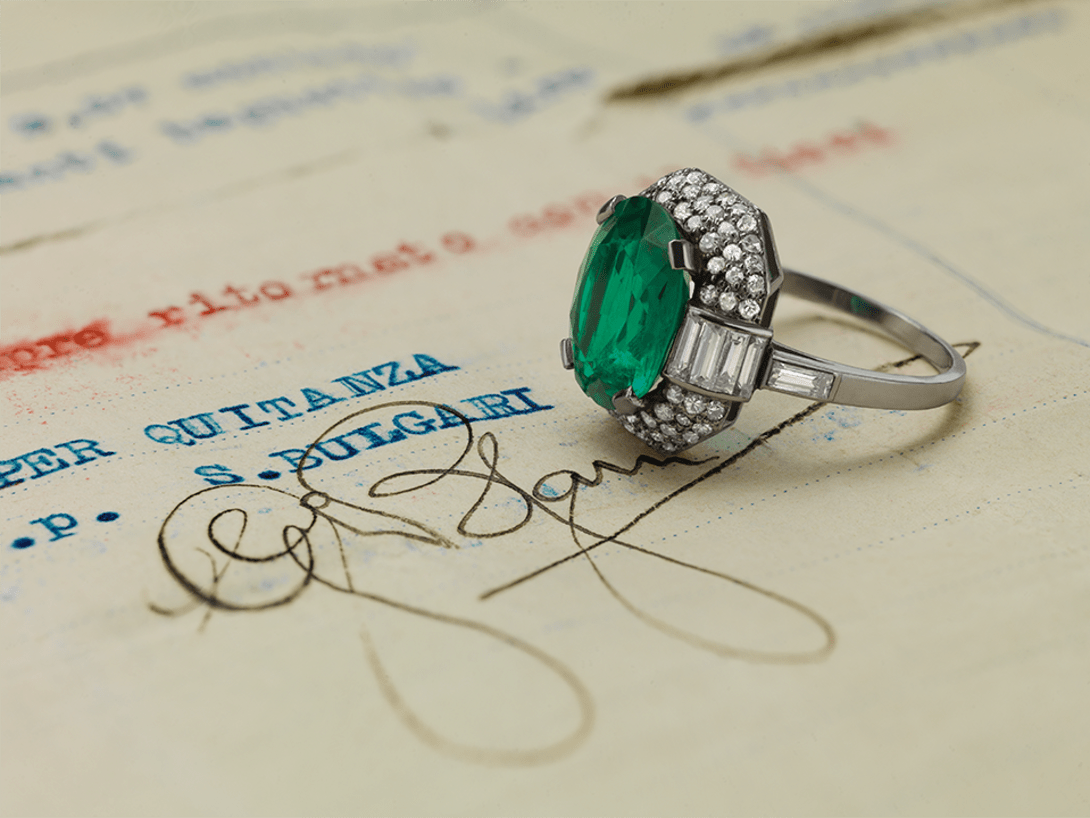 Image from the year 1920 of the Bvlgari history.