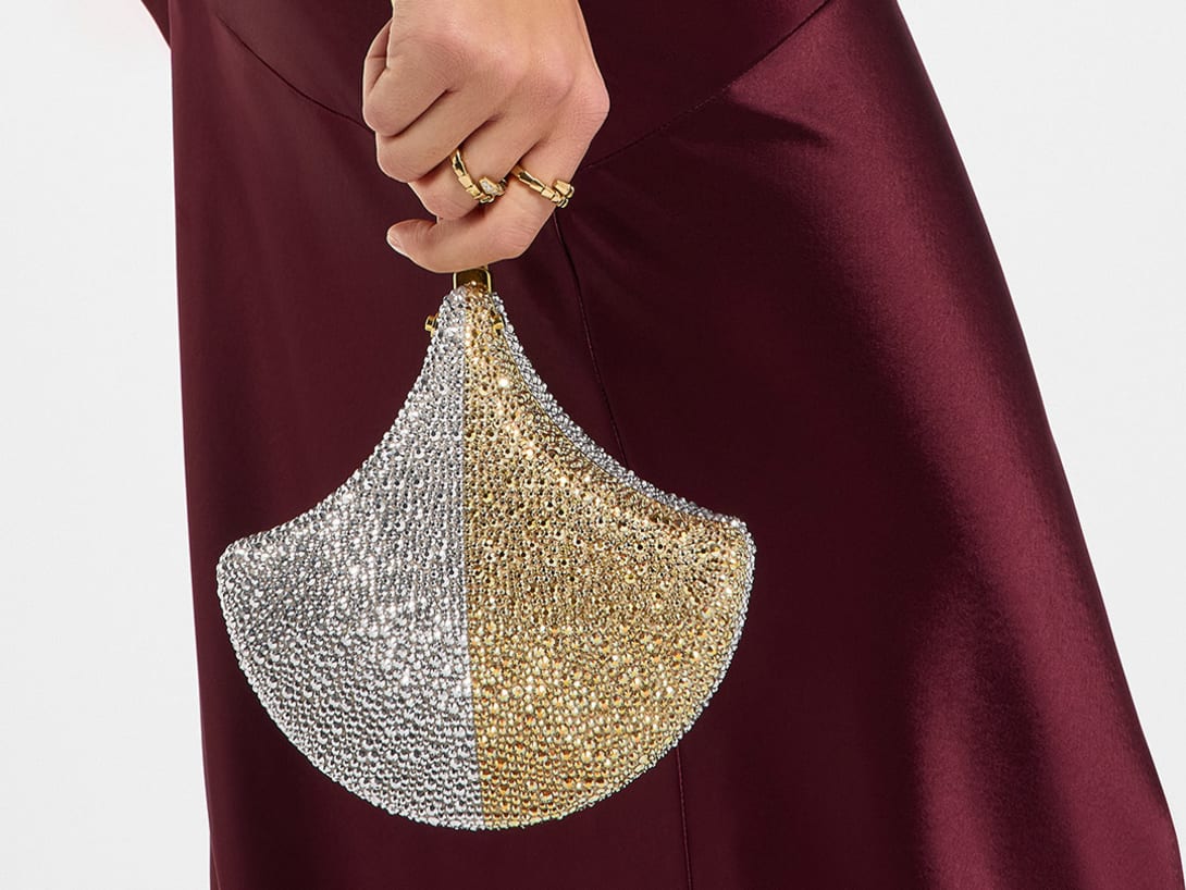 Marquise small top handle bag in star rose pink.