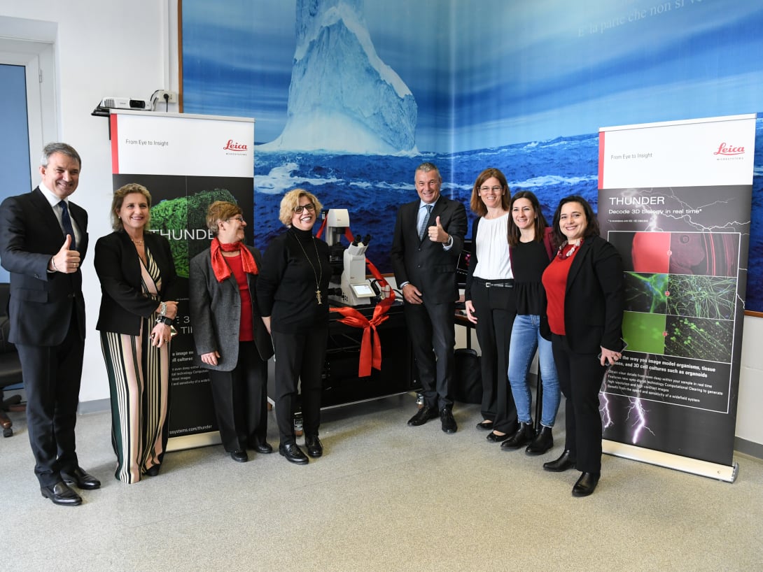 The Spallanzani Hospital virological team.