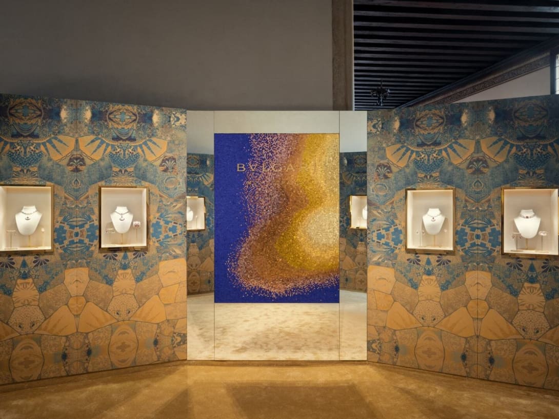 Showroom di un evento di Alta gioielleria