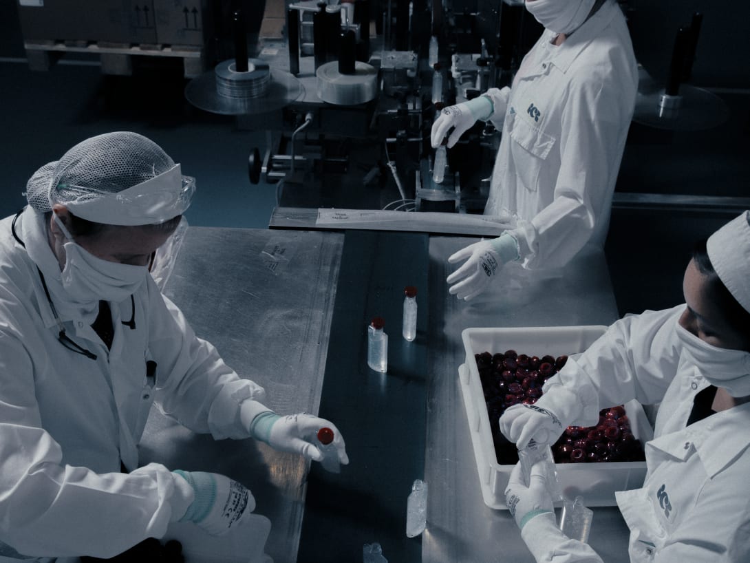 Image representing “hand cleansing gel with sanitizer” realized in Lodi Factory