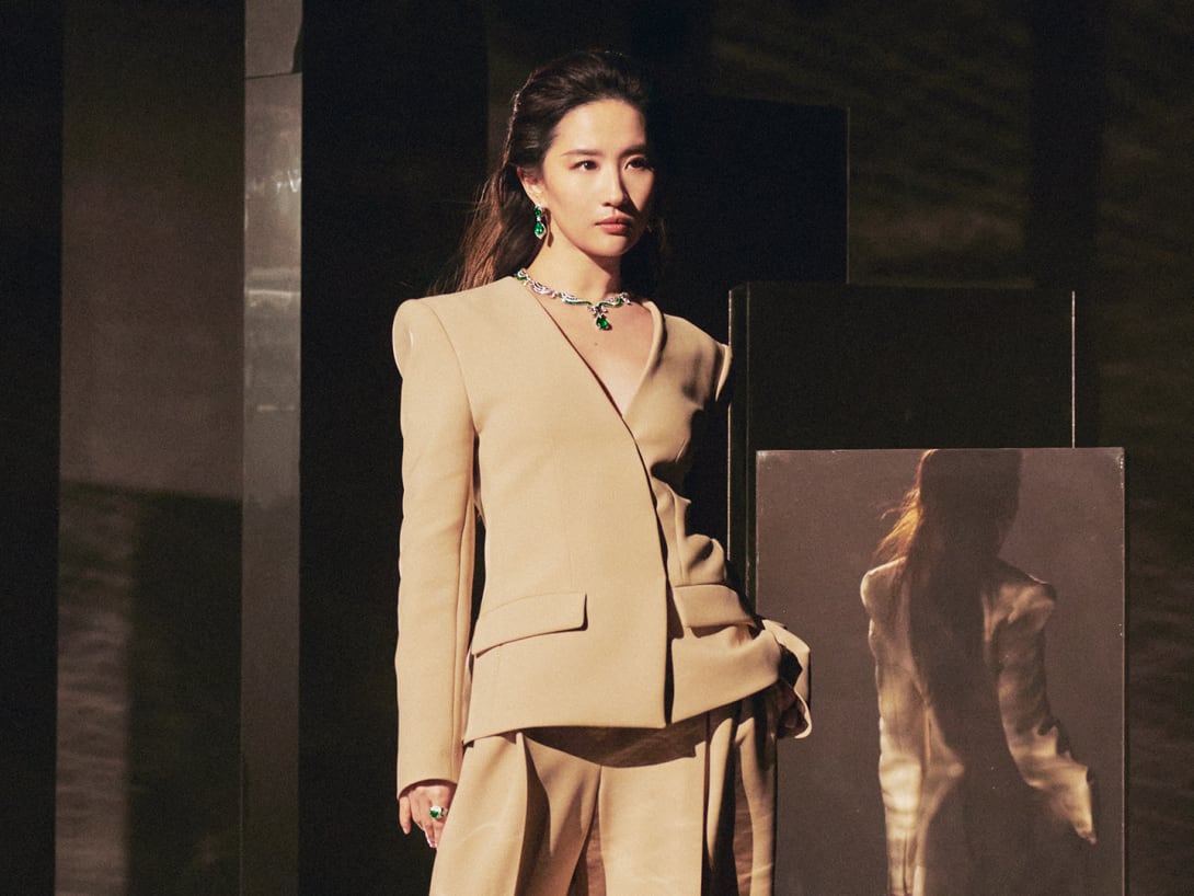 Liu Yifei on the set of Eternally Reborn Campaign.