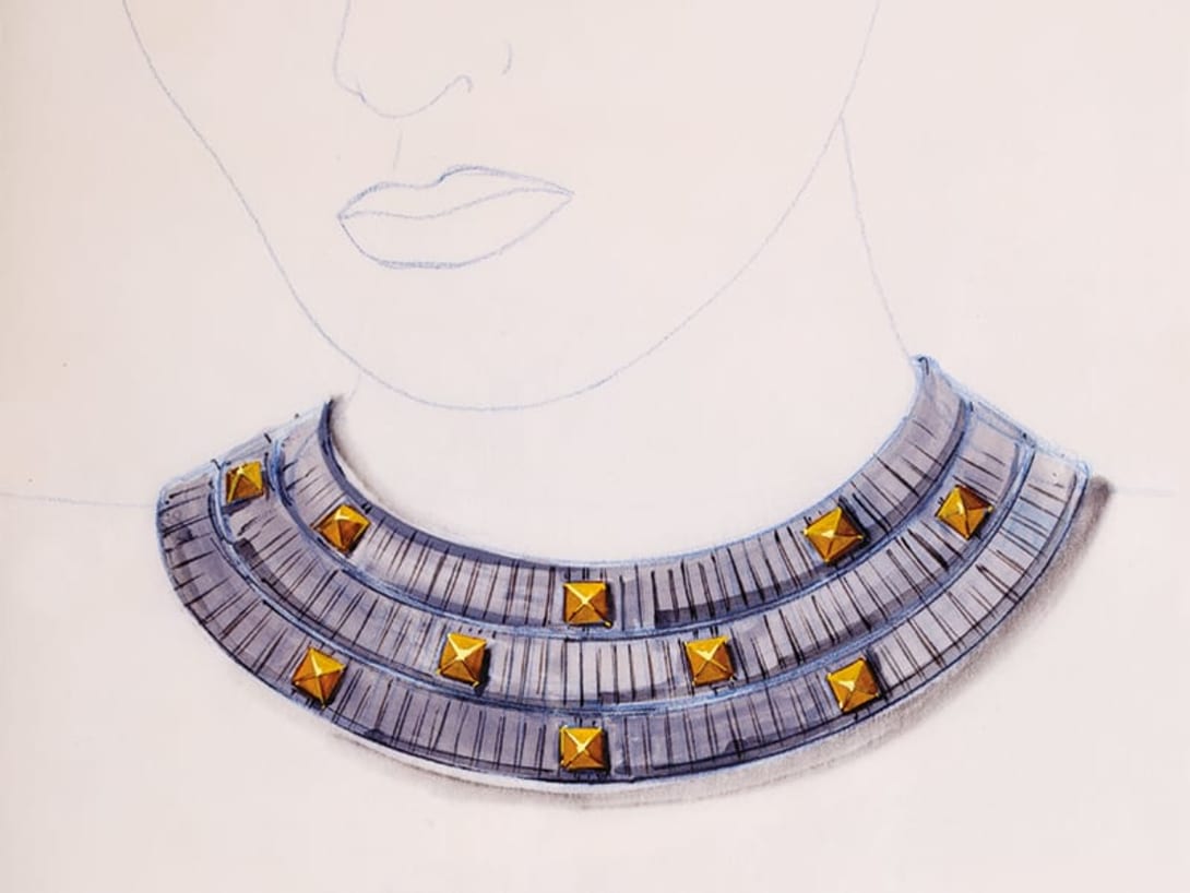 Sketch of Bulgari Tubogas