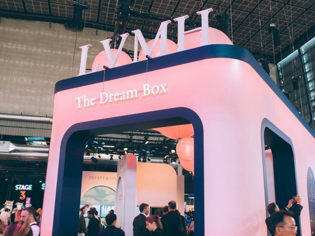 Corner LVMH durante l’evento VivaTech