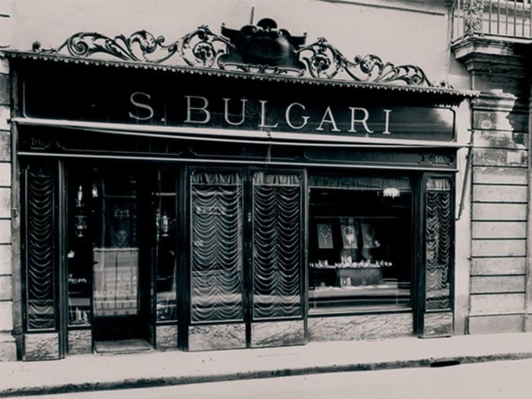 Image from the year 1920 of the Bvlgari history.
