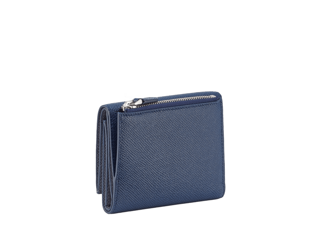 ブルガリ クリップ 三つ折りウォレット Calf Leather 294540