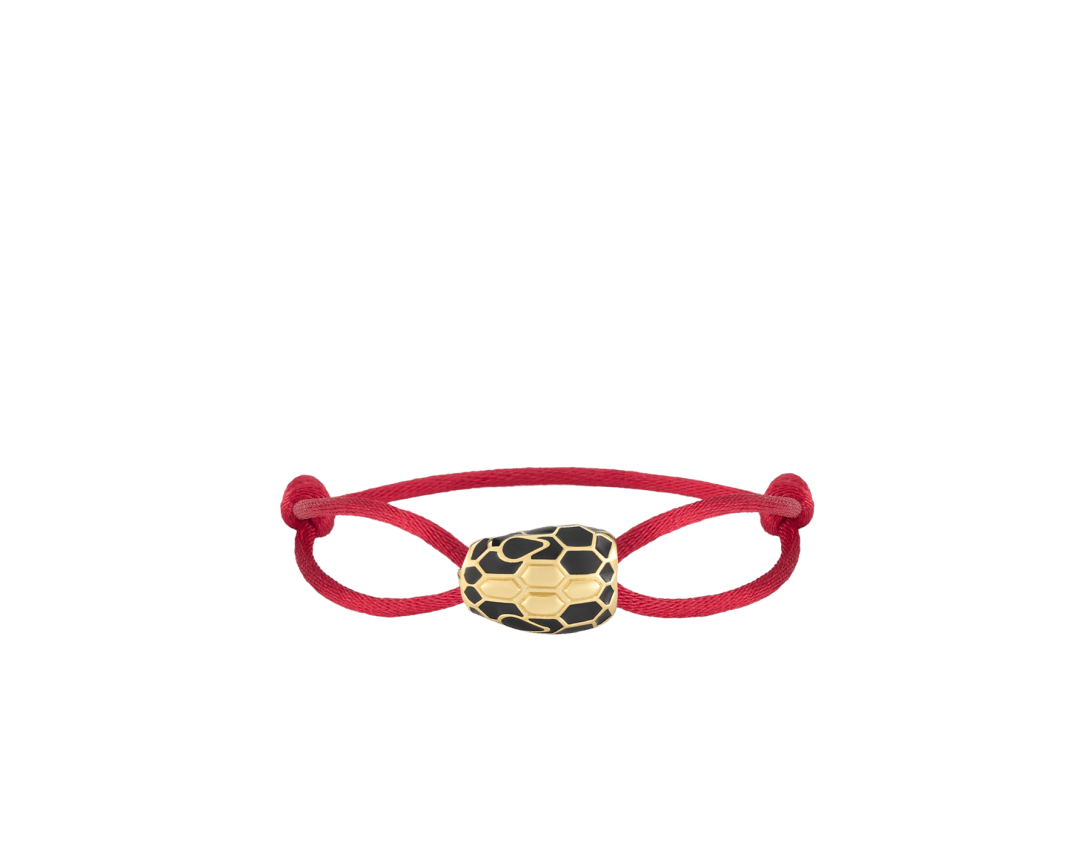Serpenti Forever Bracelet Fabric 295472 | Leather Bracelets