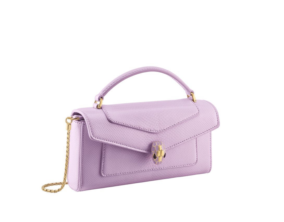 Serpenti Forever Phone Case Karung Leather 295339 | Micro Bags And