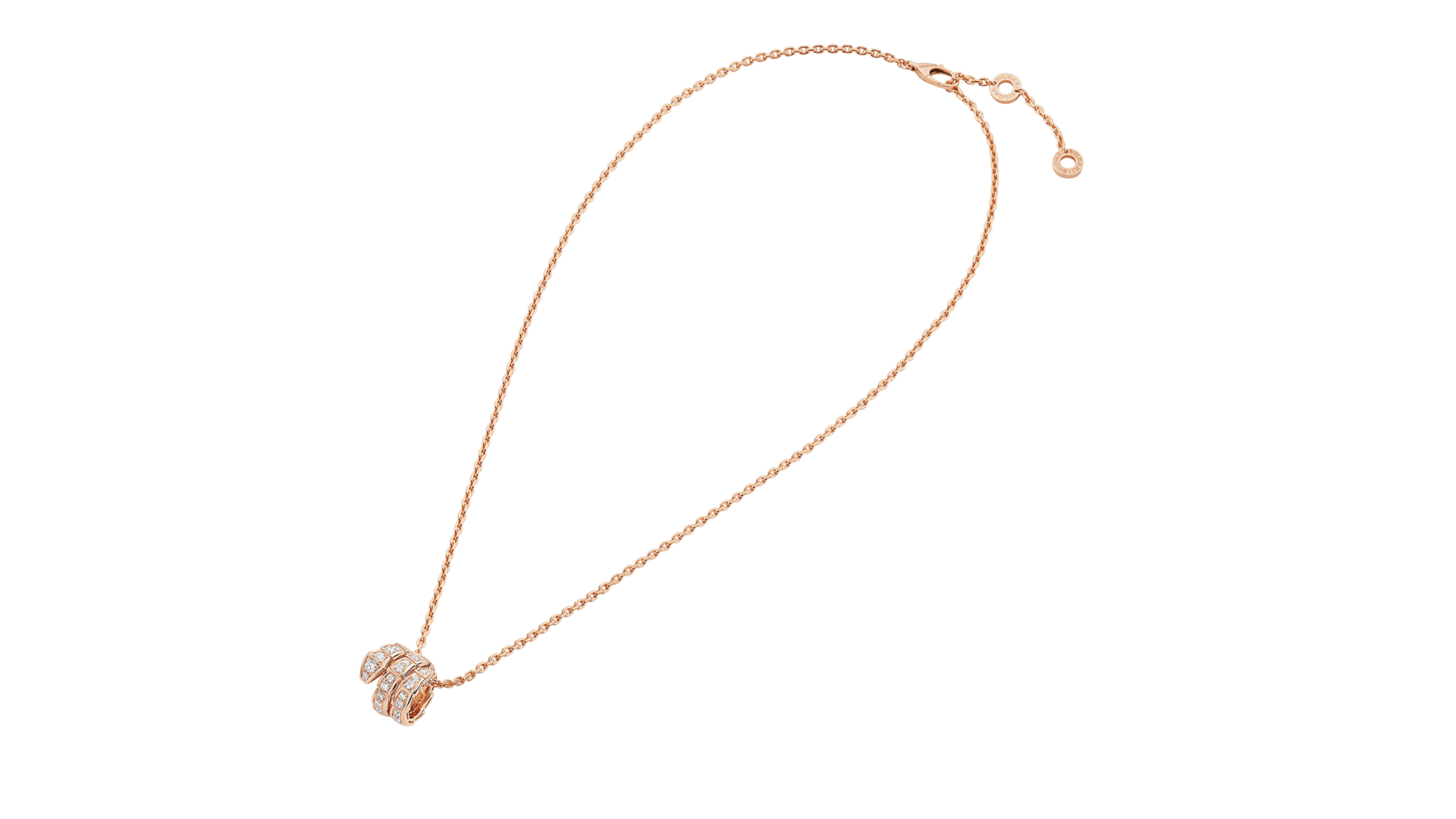 Serpenti Viper Rose Gold Necklace 357795 | Bvlgari Rose Gold 357795 ...