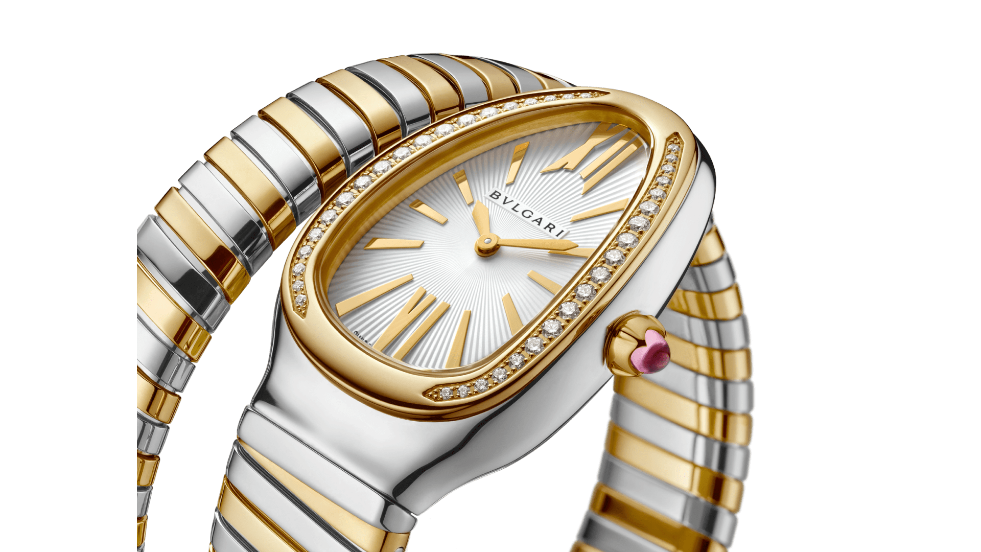 Serpenti Tubogas Watch Yellow Gold And Steel 103648 | Watches | Bvlgari ...
