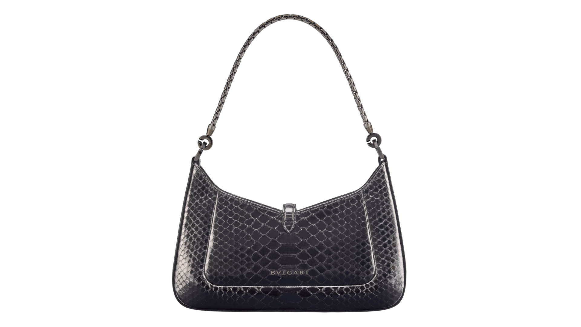 Serpenti Baia Shoulder Bag Python Leather 293689 Bags Bvlgari Official Store