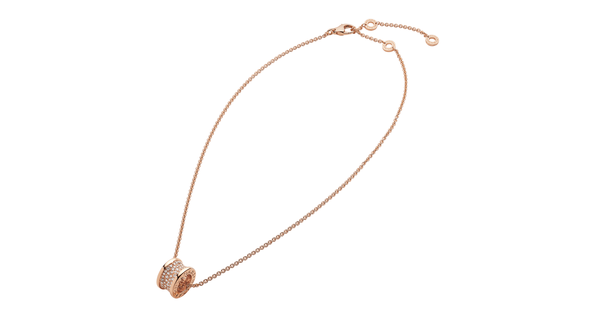 B.zero1 Rose Gold Necklace 348035 | Bvlgari Rose Gold 348035 ...