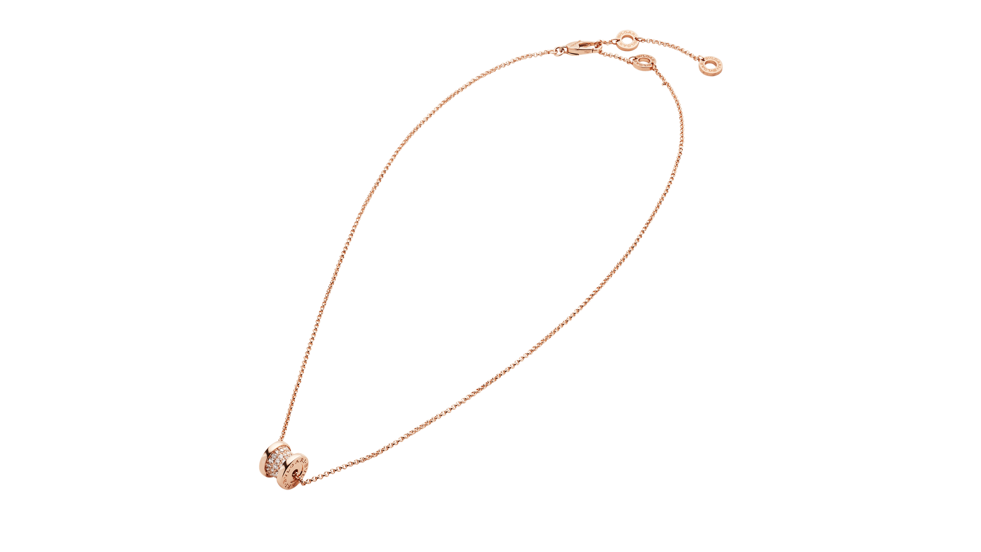 B.zero1 Rose Gold Necklace 351116 | Bvlgari Rose Gold 351116 ...