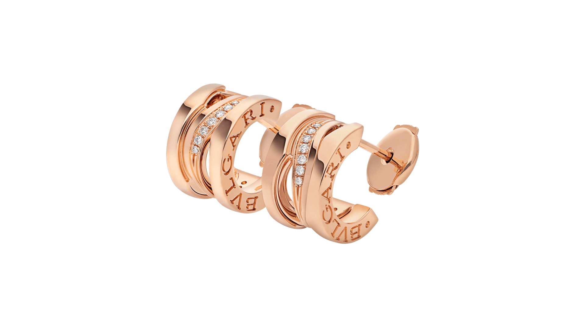 ビー・ゼロワン イヤリング Rose Gold 356131 | イヤリング | Bvlgari Official Store