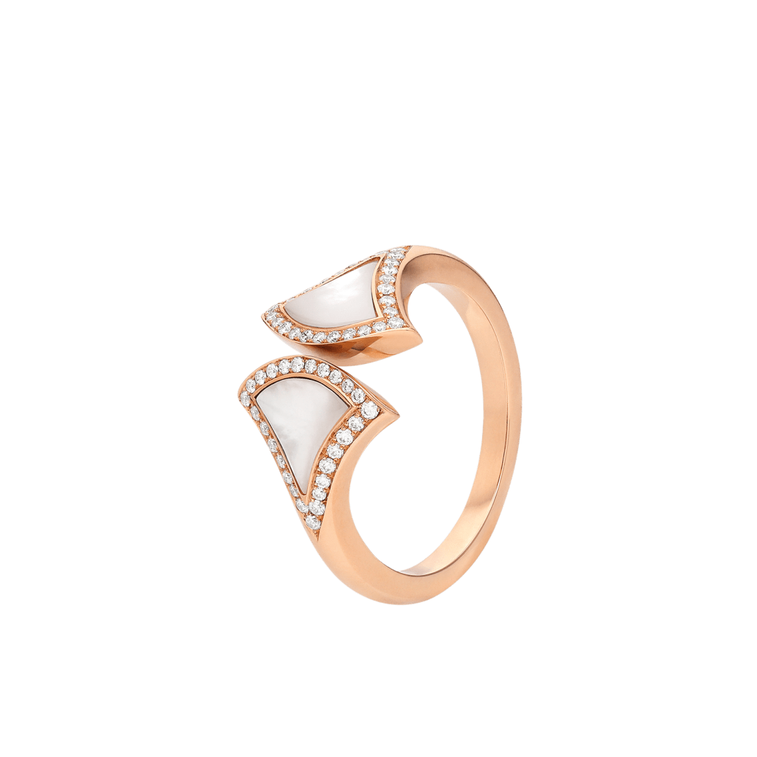 DIVAS’ DREAM Ring — Rose gold, diamonds, mother of pearl — AN859644