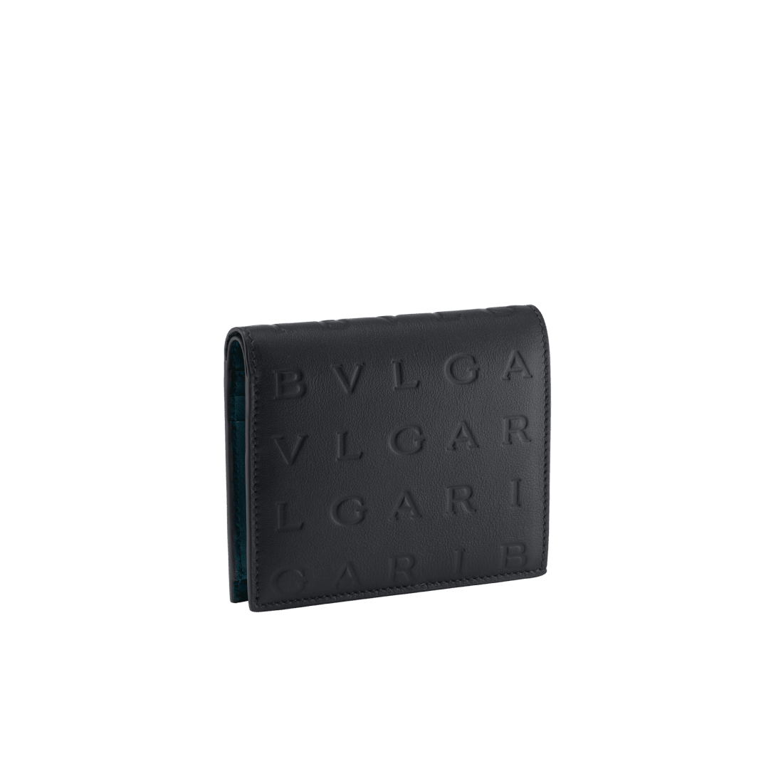 Bvlgari Logo Infinitum Compact Wallet 291749