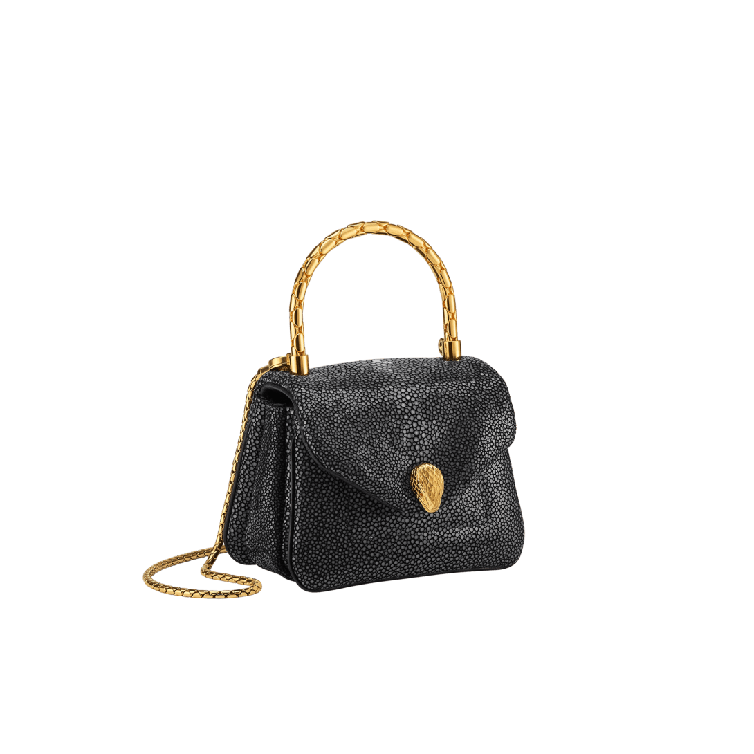 Serpenti Reverse Micro Top Handle Bag 292720